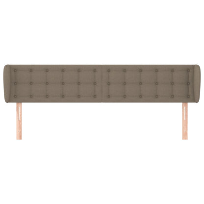 Testiera ad Orecchio Tortora 203x23x78/88 cm in Tessuto