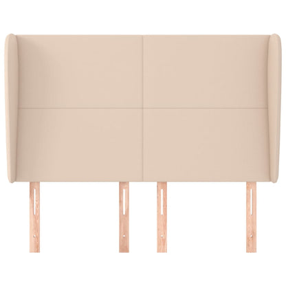 Testiera ad Orecchio Cappuccino 147x23x118/128 cm in Similpelle