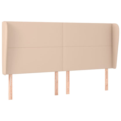 Testiera ad Orecchio Cappuccino 163x23x118/128 cm in Similpelle