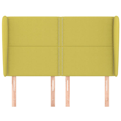 Testiera ad Orecchio Verde 147 x 23 x 118/128 cm in Tessuto