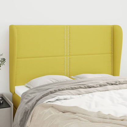 Testiera ad Orecchio Verde 147 x 23 x 118/128 cm in Tessuto