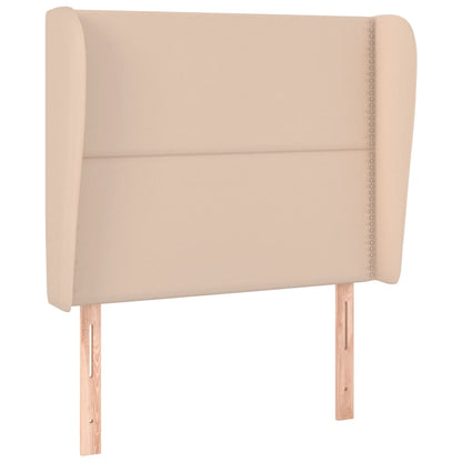 Testiera ad Orecchio Cappuccino 83x23x118/128 cm in Similpelle