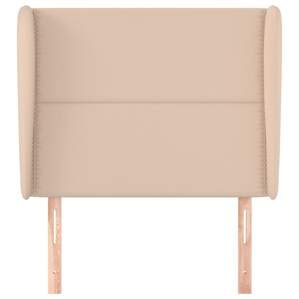 Testiera ad Orecchio Cappuccino 83x23x118/128 cm in Similpelle