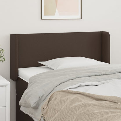 Testiera ad Orecchio Marrone 83x16x78/88 cm in Similpelle