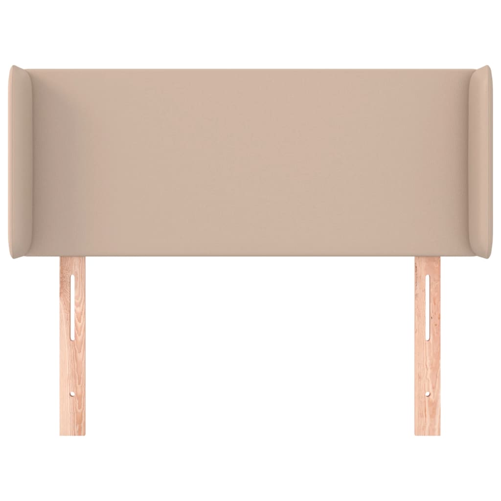 Testiera ad Orecchio Cappuccino 83x16x78/88 cm in Similpelle