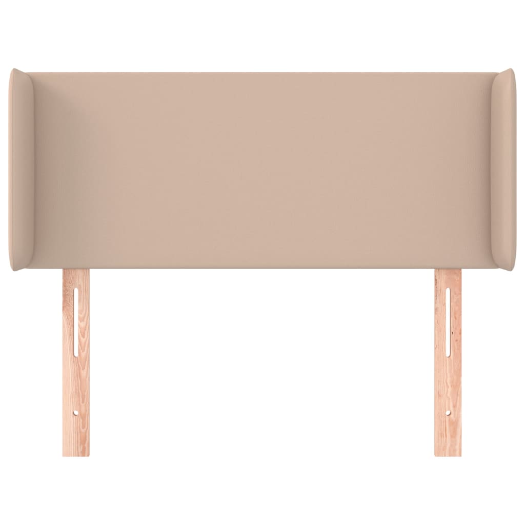 Testiera ad Orecchio Cappuccino 93x16x78/88 cm in Similpelle