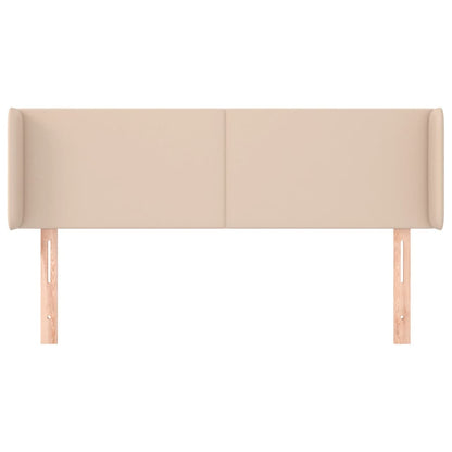 Testiera ad Orecchio Cappuccino 147x16x78/88 cm in Similpelle