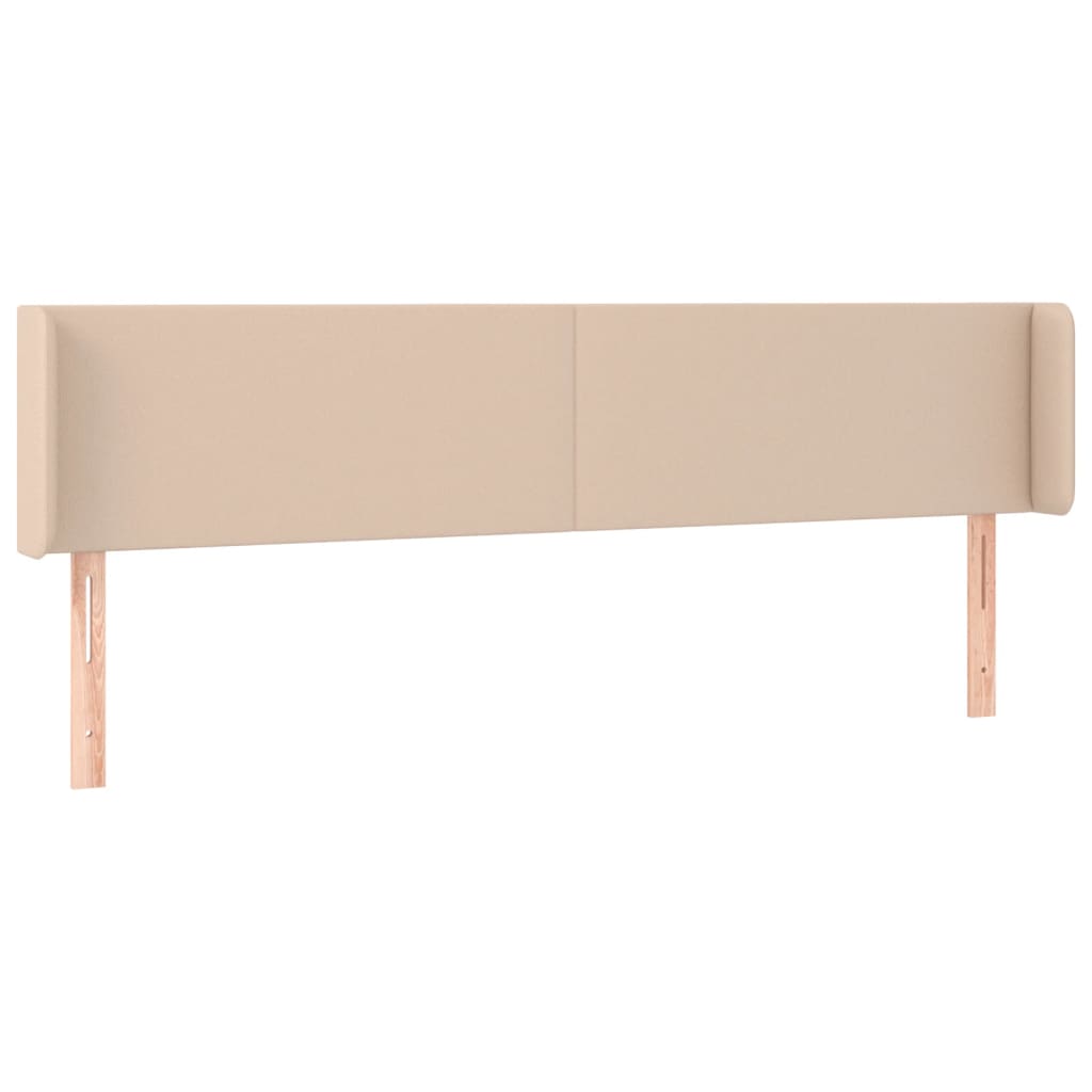 Testiera ad Orecchio Cappuccino 163x16x78/88 cm in Similpelle