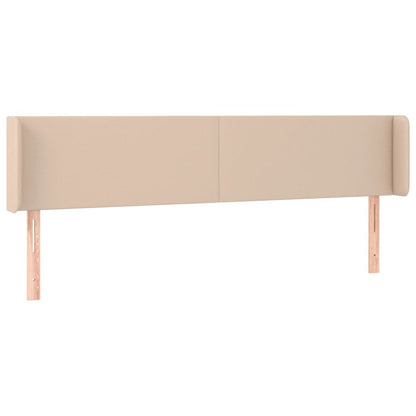 Testiera ad Orecchio Cappuccino 163x16x78/88 cm in Similpelle
