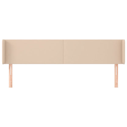 Testiera ad Orecchio Cappuccino 163x16x78/88 cm in Similpelle