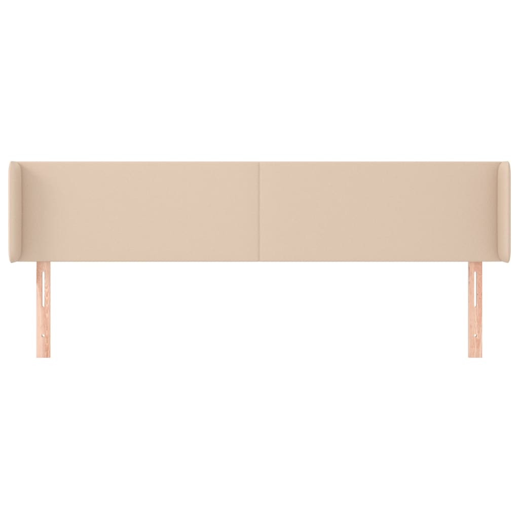 Testiera ad Orecchio Cappuccino 183x16x78/88 cm in Similpelle