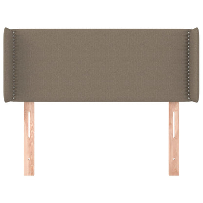 Testiera ad Orecchio Tortora 83x16x78/88 cm in Tessuto