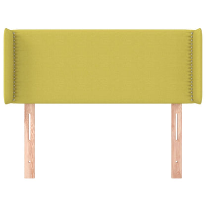 Testiera ad Orecchio Verde 83x16x78/88 cm in Tessuto