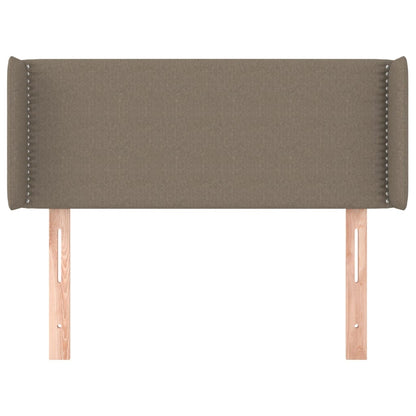 Testiera ad Orecchio Tortora 93x16x78/88 cm in Tessuto