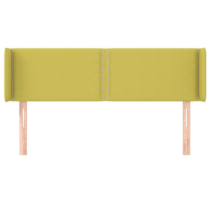 Testiera ad Orecchio Verde 147x16x78/88 cm in Tessuto