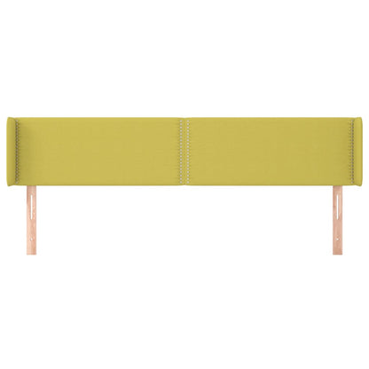 Testiera ad Orecchio Verde 163x16x78/88 cm in Tessuto