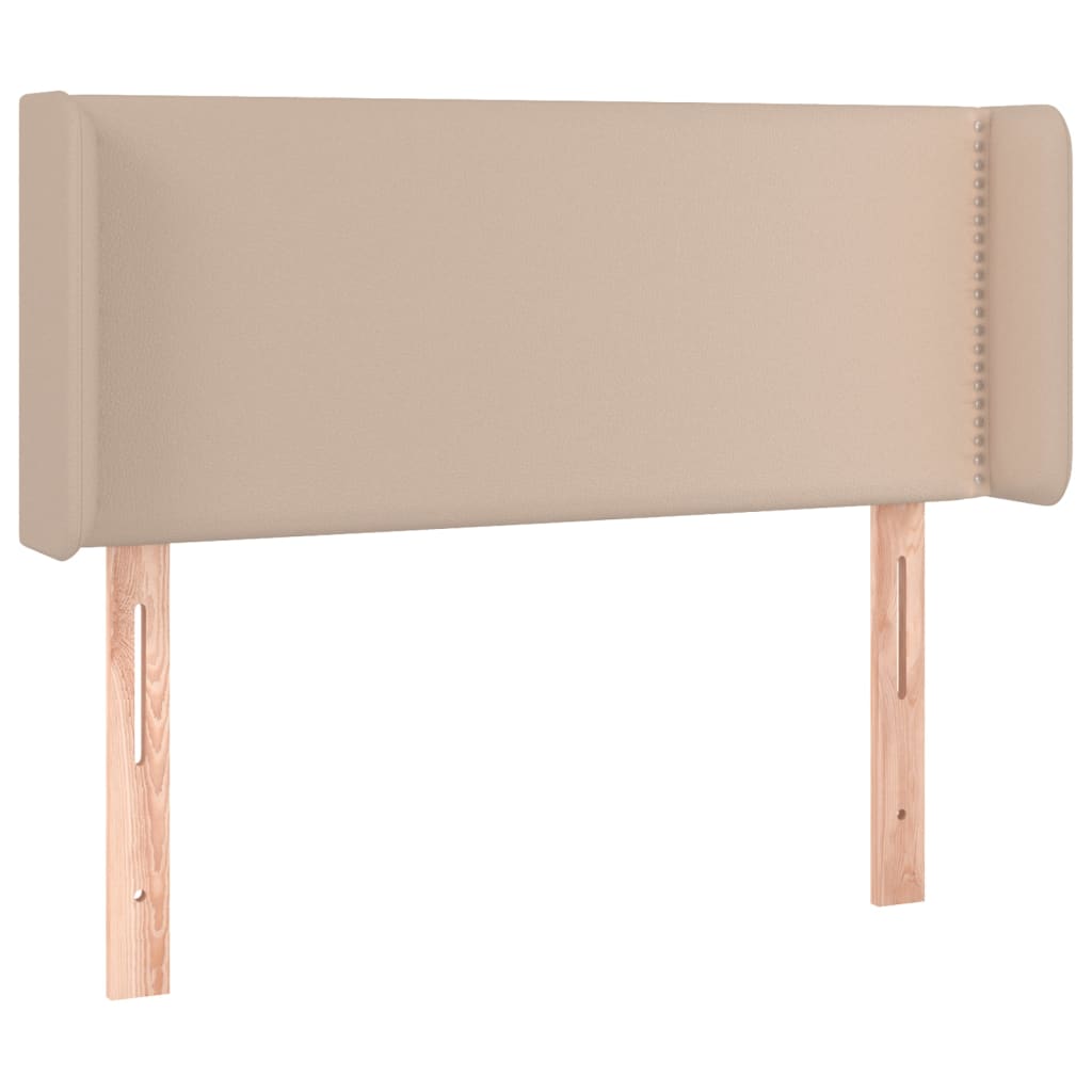Testiera ad Orecchio Cappuccino 83x16x78/88 cm in Similpelle