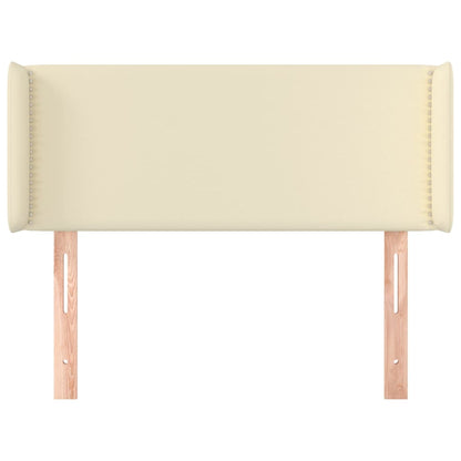 Testiera ad Orecchio Crema 103x16x78/88 cm in Similpelle