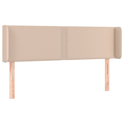 Testiera ad Orecchio Cappuccino 147x16x78/88 cm in Similpelle