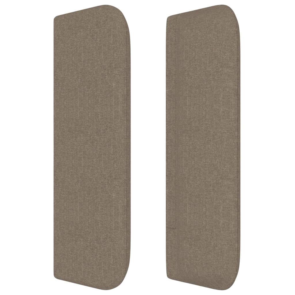 Testiera ad Orecchio Tortora 83x16x78/88 cm in Tessuto