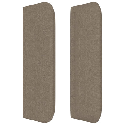 Testiera ad Orecchio Tortora 83x16x78/88 cm in Tessuto