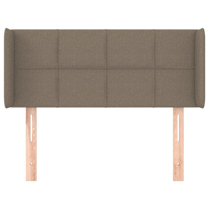 Testiera ad Orecchio Tortora 103x16x78/88 cm in Tessuto