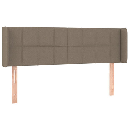 Testiera ad Orecchio Tortora 147x16x78/88 cm in Tessuto