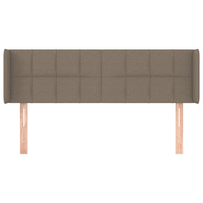 Testiera ad Orecchio Tortora 147x16x78/88 cm in Tessuto