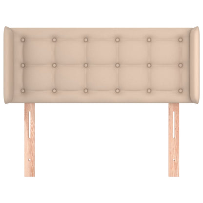 Testiera ad Orecchio Cappuccino 93x16x78/88 cm in Similpelle