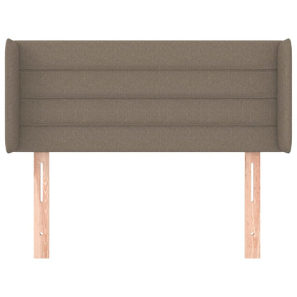 Testiera ad Orecchio Tortora 93x16x78/88 cm in Tessuto