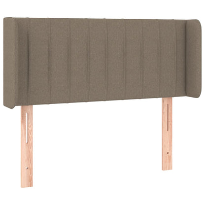 Testiera ad Orecchio Tortora 103x16x78/88 cm in Tessuto