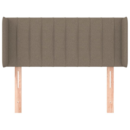 Testiera ad Orecchio Tortora 103x16x78/88 cm in Tessuto