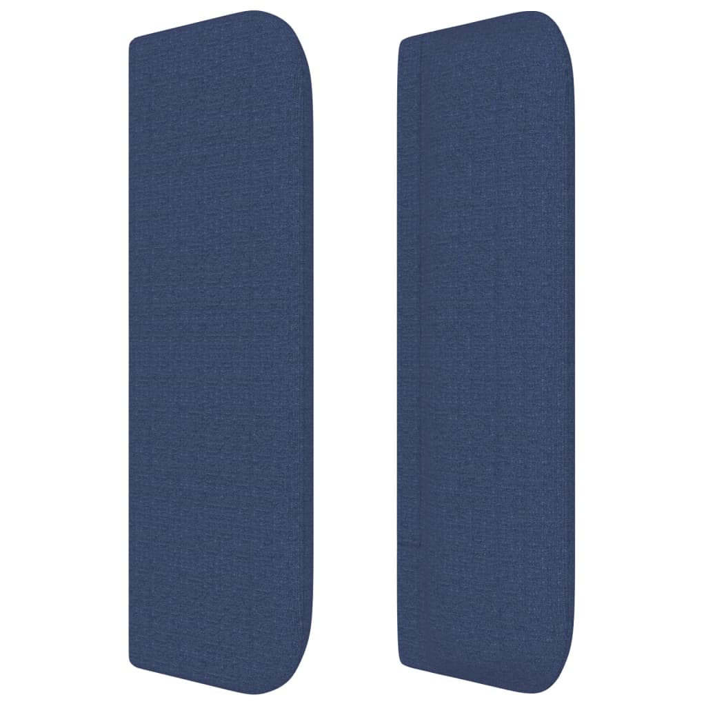 Testiera ad Orecchio Blu 183x16x78/88 cm in Tessuto