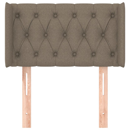 Testiera ad Orecchio Tortora 83x16x78/88 cm in Tessuto