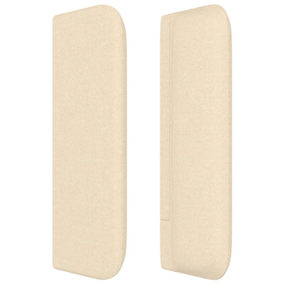 Testiera ad Orecchio Crema 103x16x78/88 cm in Tessuto