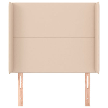 Testiera ad Orecchio Cappuccino 93x16x118/128 cm in Similpelle