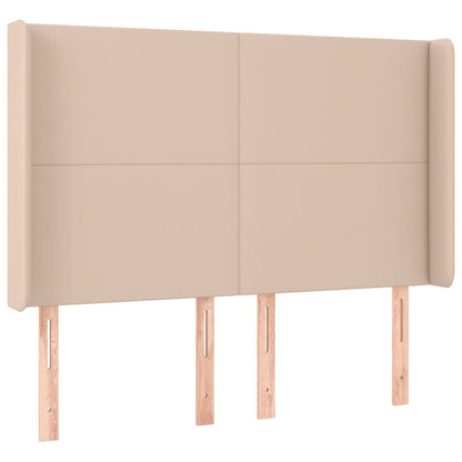 Testiera ad Orecchio Cappuccino 147x16x118/128 cm in Similpelle