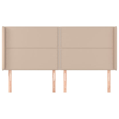 Testiera ad Orecchio Cappuccino 163x16x118/128 cm in Similpelle