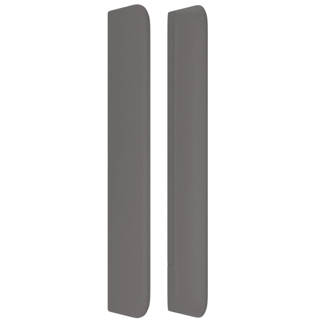 Testiera ad Orecchio Grigio 163x16x118/128cm in Similpelle