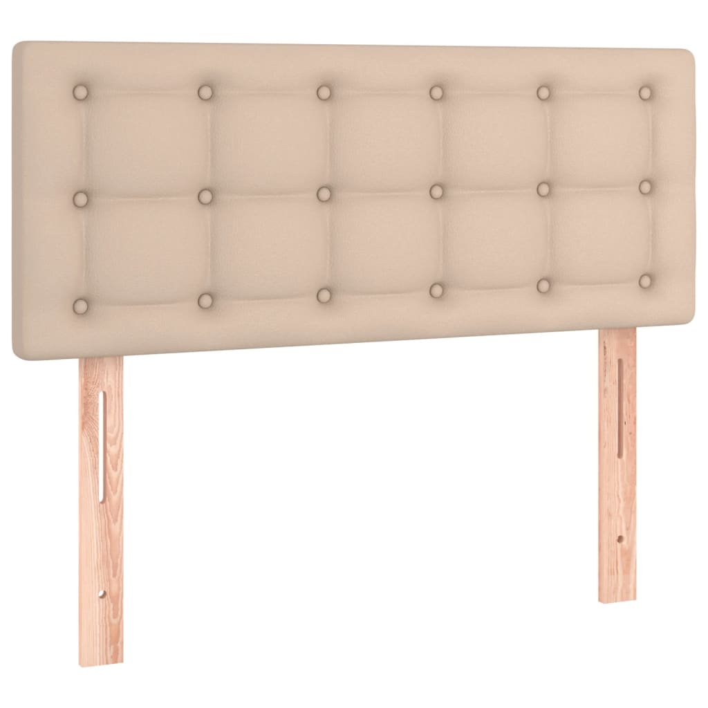 Testiera Cappuccino a LED 100x5x78/88 cm in Similpelle