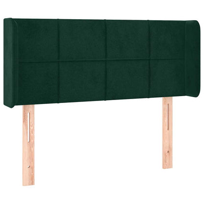 Testiera a LED Verde Scuro 83x16x78/88 cm in Velluto