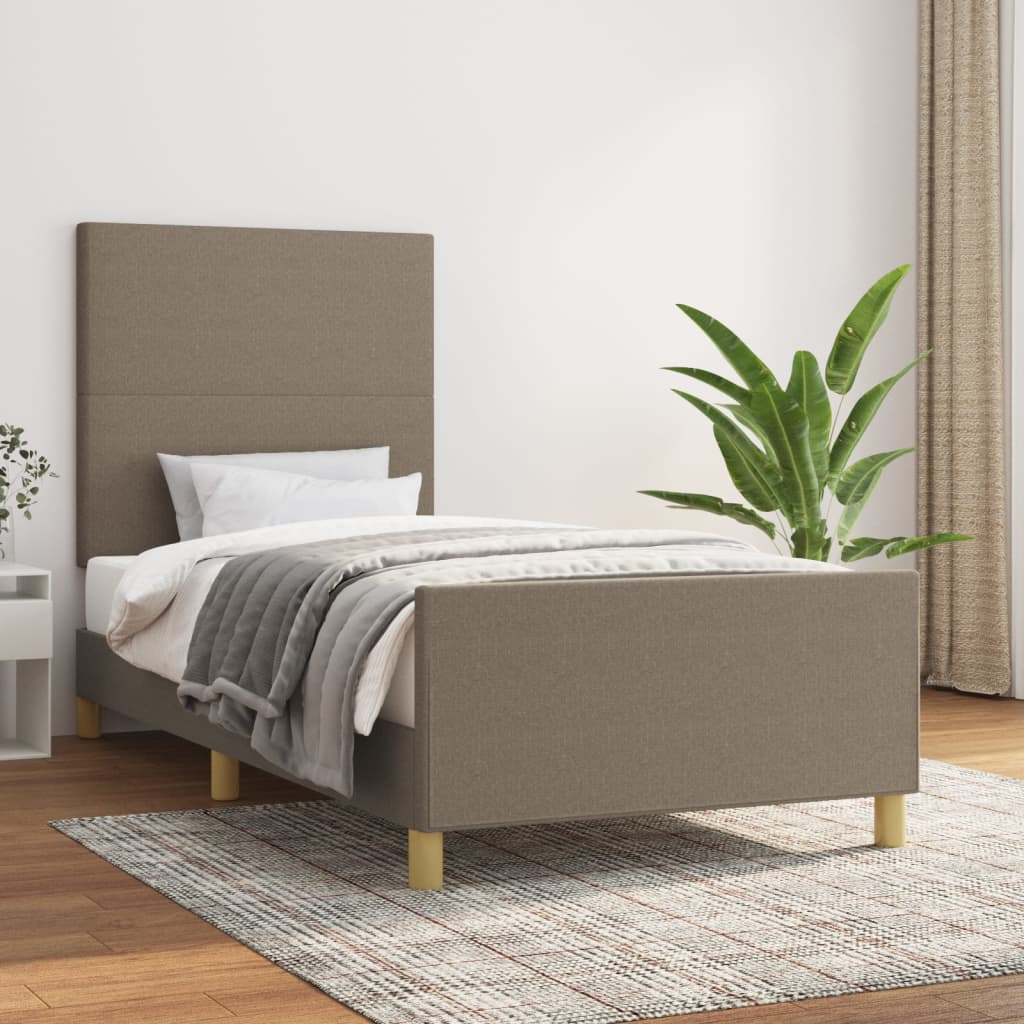 Giroletto senza Materasso Tortora 80x200 cm Tessuto