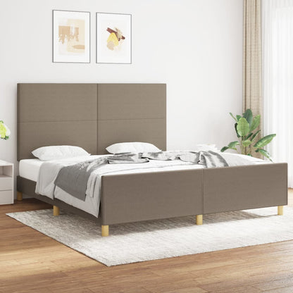 Giroletto senza Materasso Tortora 180x200 cm in Tessuto