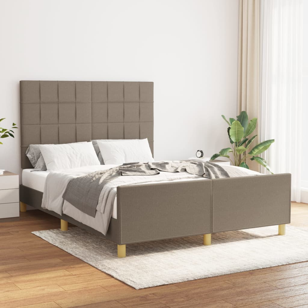 Giroletto senza Materasso Tortora 140x200 cm in Tessuto