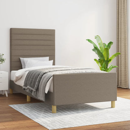 Giroletto senza Materasso Tortora 90x200 cm Tessuto