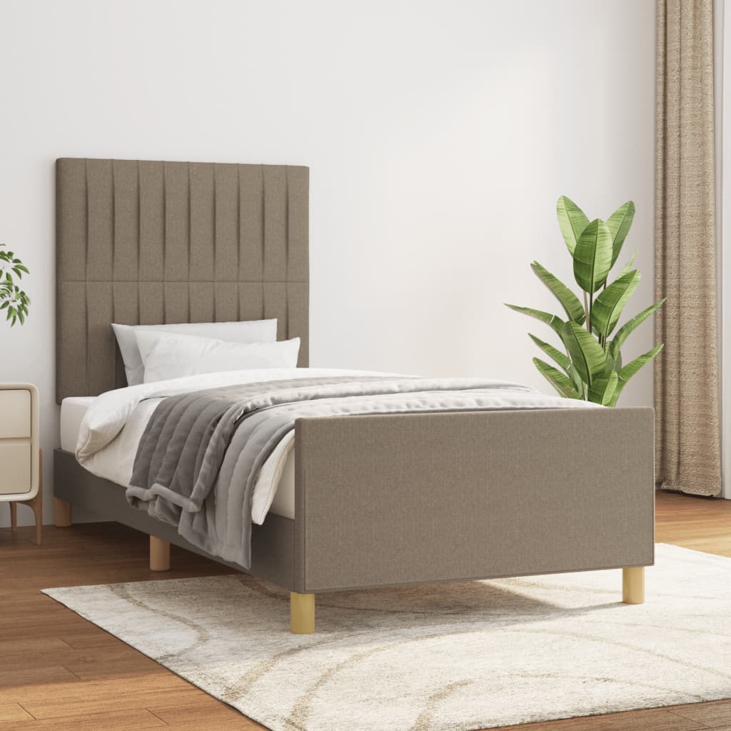 Giroletto senza Materasso Tortora 80x200 cm Tessuto