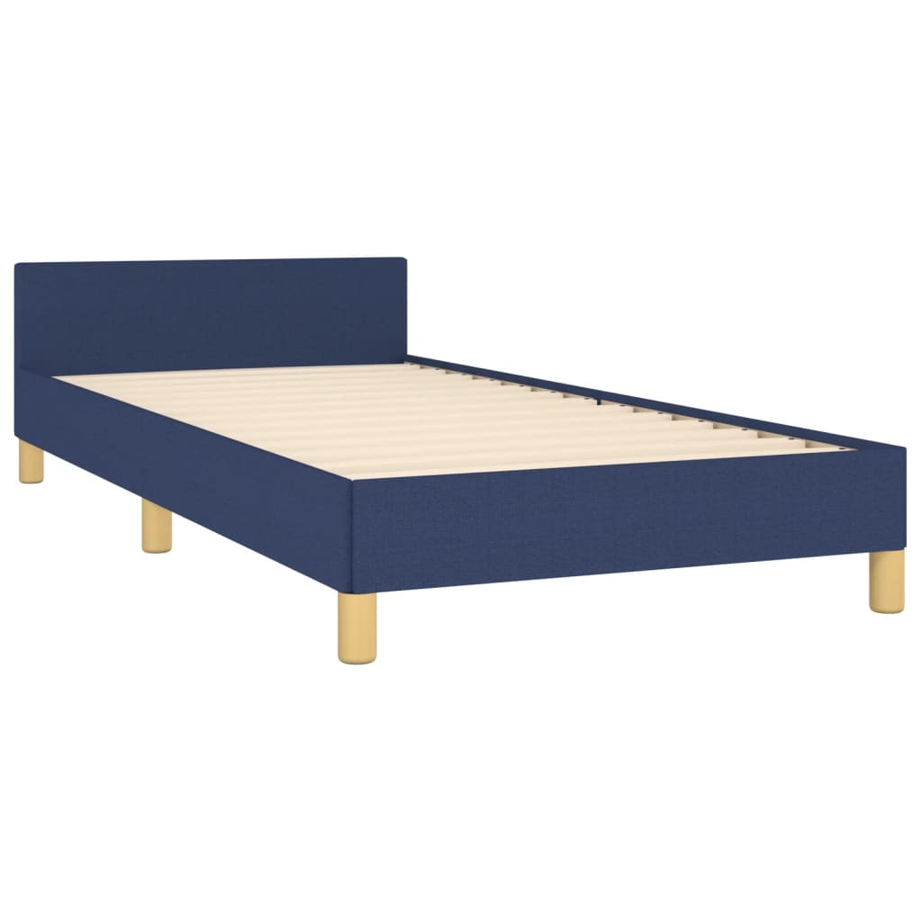 Giroletto senza Materasso Blu 80x200 cm in Tessuto