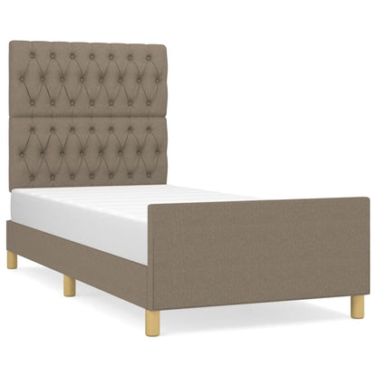 Giroletto senza Materasso Tortora 90x190 cm Tessuto