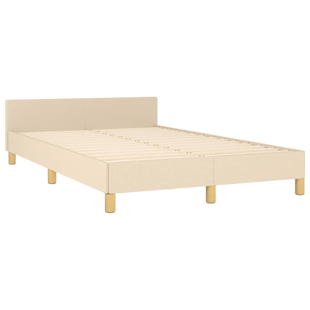 Giroletto senza Materasso Crema 120x200 cm Tessuto