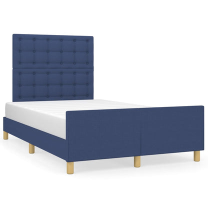 Giroletto senza Materasso Blu 120x200 cm in Tessuto